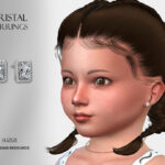 Sims 4 Cristal Earrings Toddler
