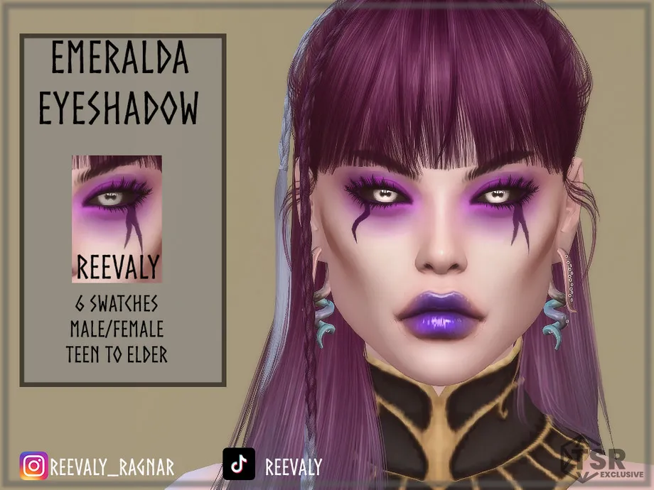 Sims 4 Emeralda Eyeshadow