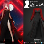 Sims 4 Evil Lady Dress