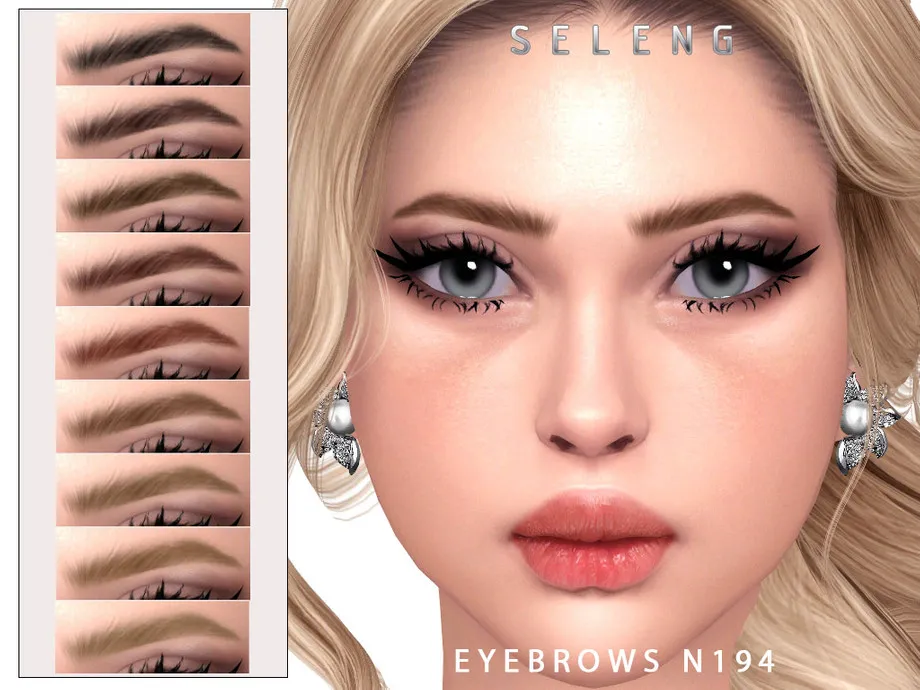Sims 4 Eyebrows N194