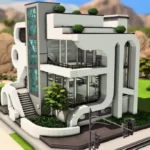 Sims 4 Futuristic Family House
