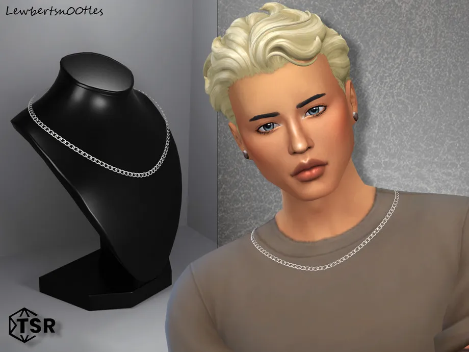 Sims 4 Gareth Chain Necklace