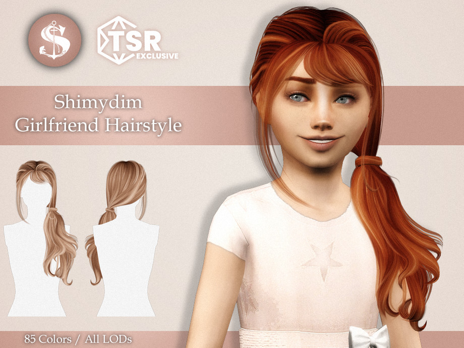 Sims 4 Girlfriend Hairstyle Child