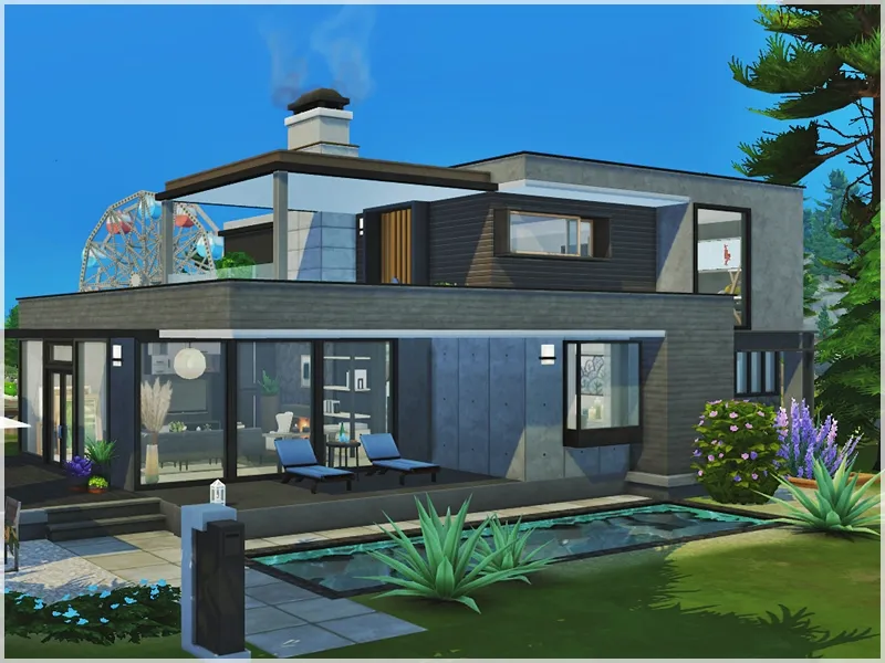 Sims 4 Hillside Haven House (picture 2)
