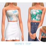 Sims 4 Honey Top