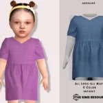 Sims 4 I-Verda Dress