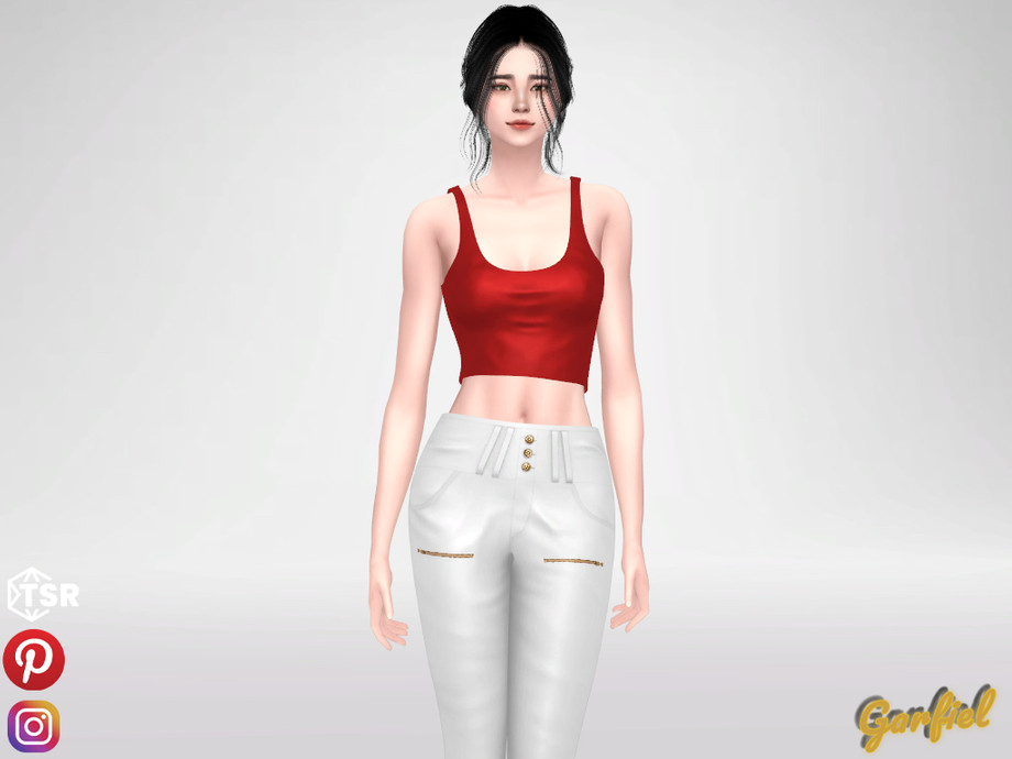 Sims 4 Korin Tank Top for Women (picture 2)