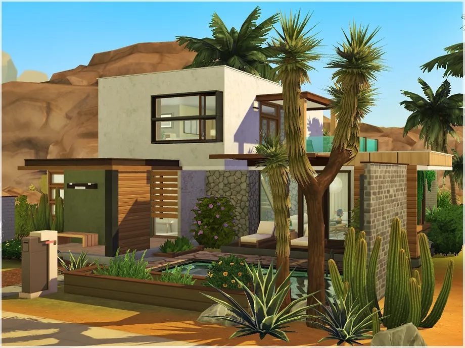 Sims 4 Modern Desert House (picture 2)