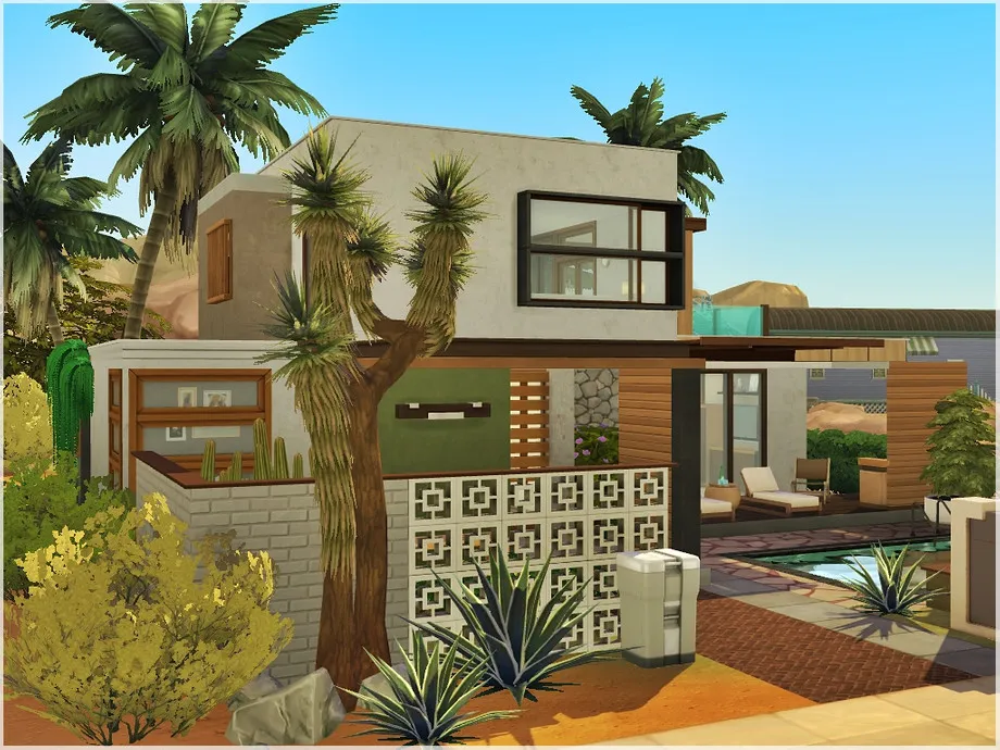 Sims 4 Modern Desert House (picture 3)