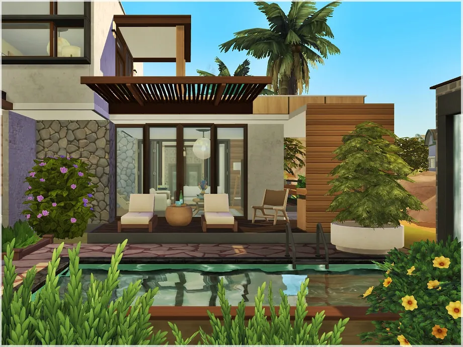 Sims 4 Modern Desert House (picture 4)