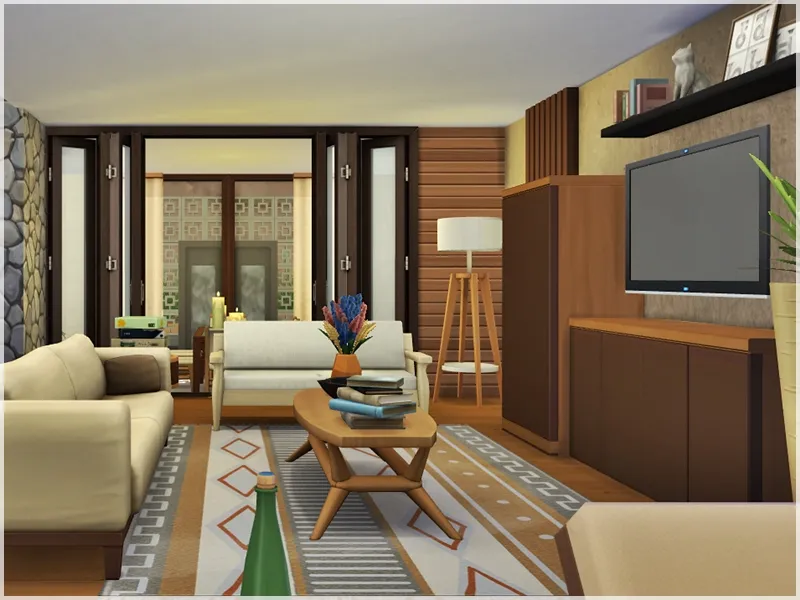 Sims 4 Modern Desert House (picture 5)