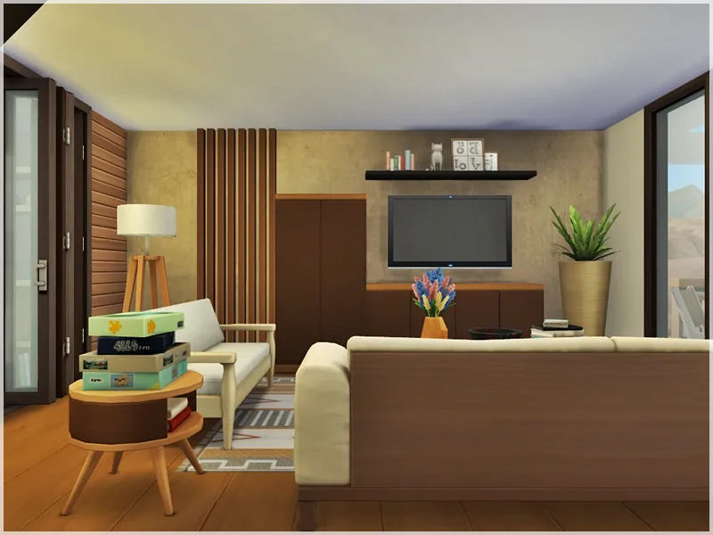 Sims 4 Modern Desert House (picture 6)