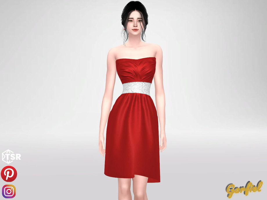 Sims 4 Morgan Evening Dress (picture 2)