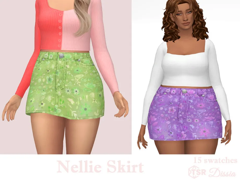 Sims 4 Nellie Skirt