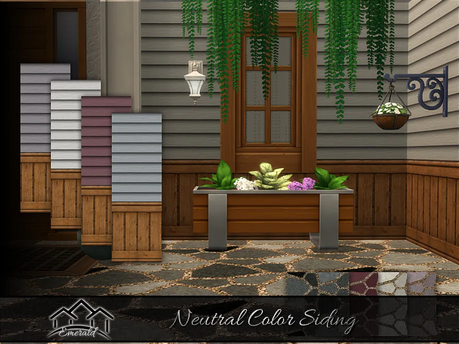 Sims 4 Neutral Color Siding