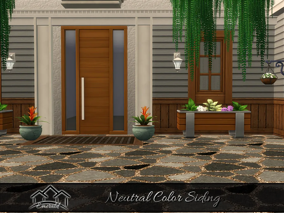 Sims 4 Neutral Color Siding (picture 2)