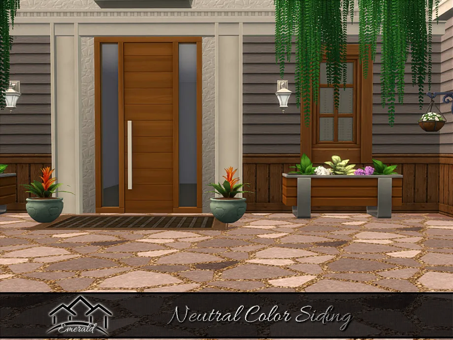 Sims 4 Neutral Color Siding (picture 4)