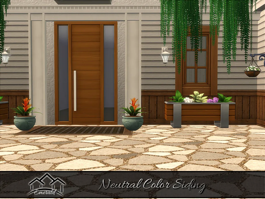 Sims 4 Neutral Color Siding (picture 5)