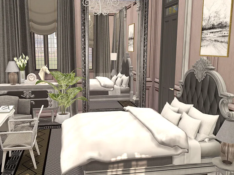Sims 4 Noblesse Bedroom (picture 2)