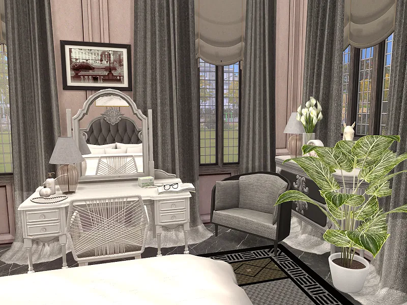 Sims 4 Noblesse Bedroom (picture 4)