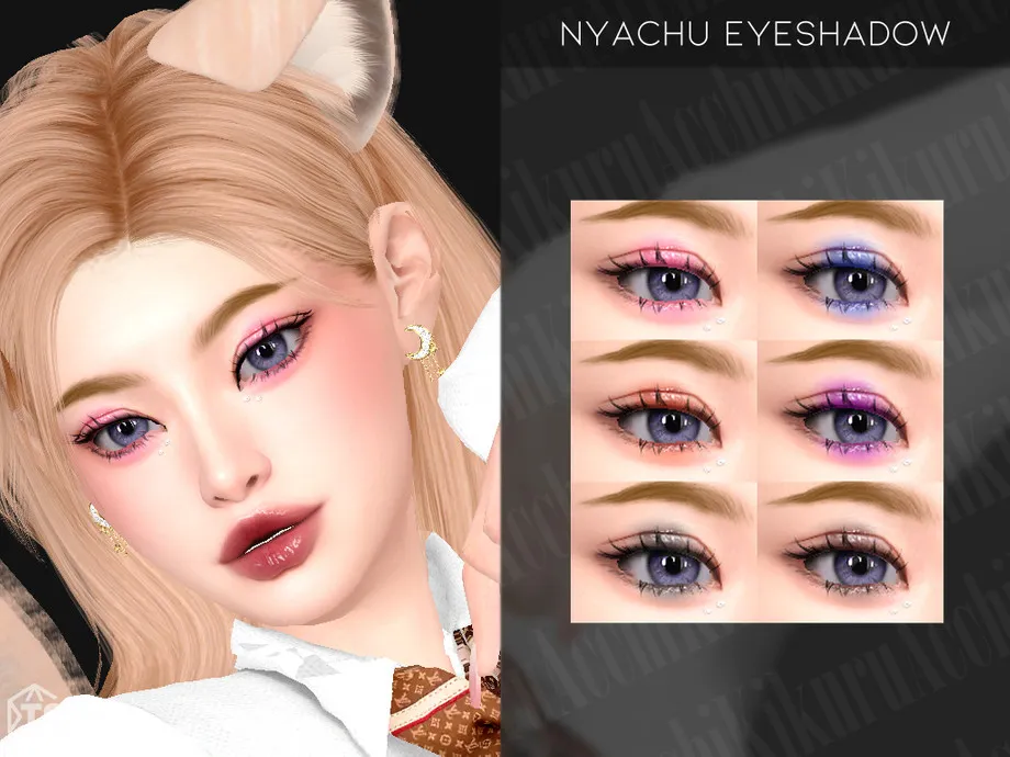 Sims 4 Nyachu Eyeshadow