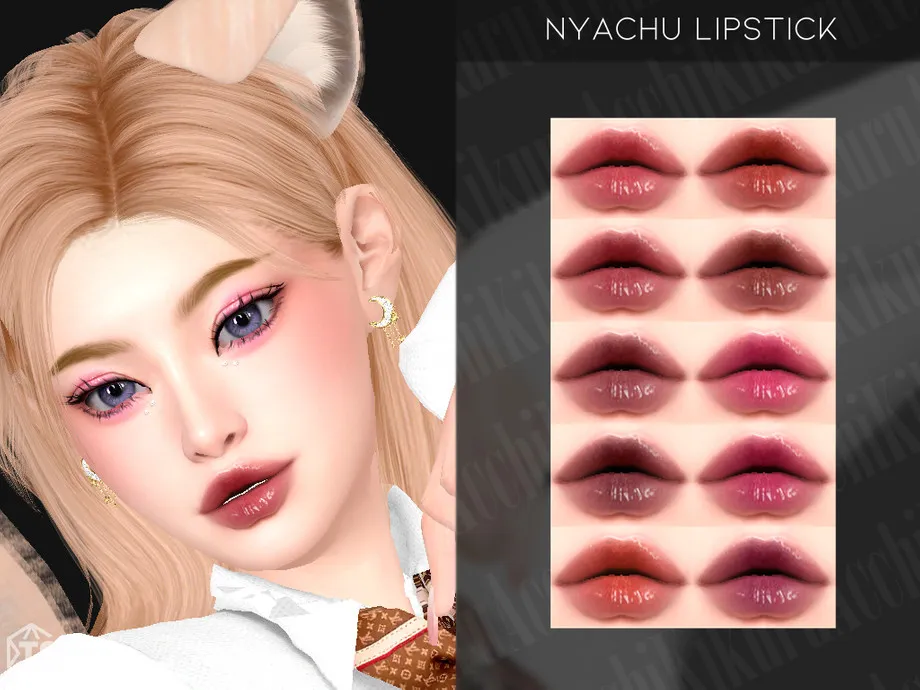 Sims 4 Nyachu Lipstick
