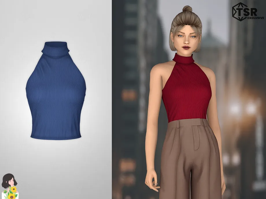 Sims 4 Presley Knit Top