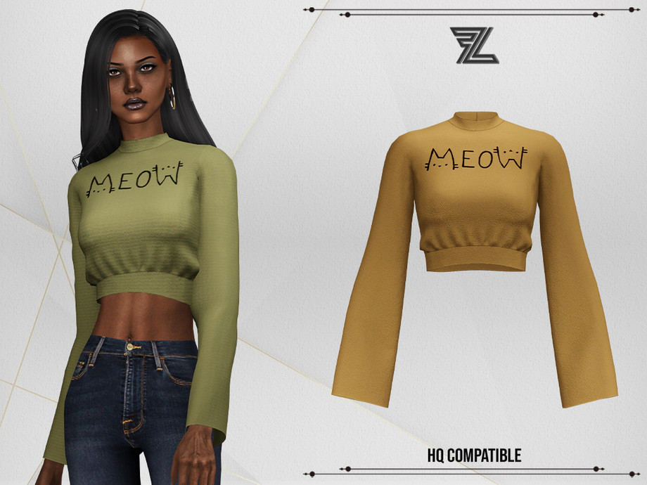 Sims 4 Ruby Top