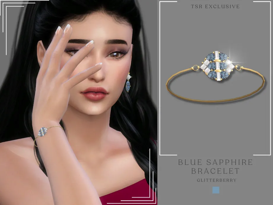 Sims 4 Sapphire Blue Bracelet