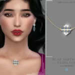 Sims 4 Sapphire Blue Necklace
