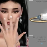 Sims 4 Sapphire Blue Ring 2