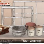 Sims 4 Set Zatara Set of Dishes