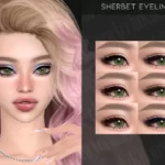 Sims 4 Sherbet Eyeliner