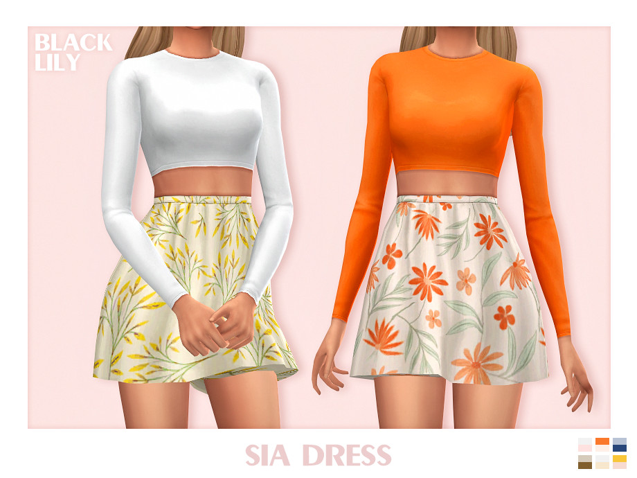 Sims 4 Sia Dress
