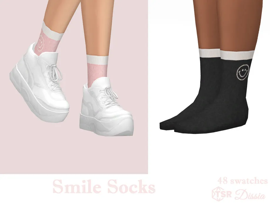 Sims 4 Smile Socks