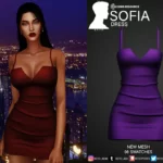 Sims 4 Sofia Dress