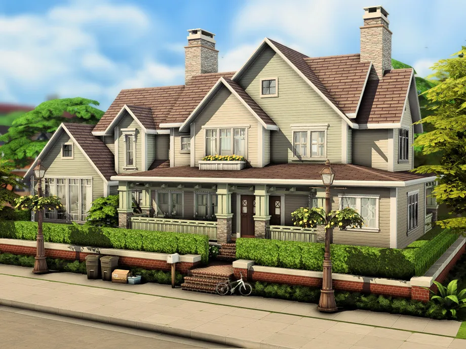 Sims 4 Suburban Family House