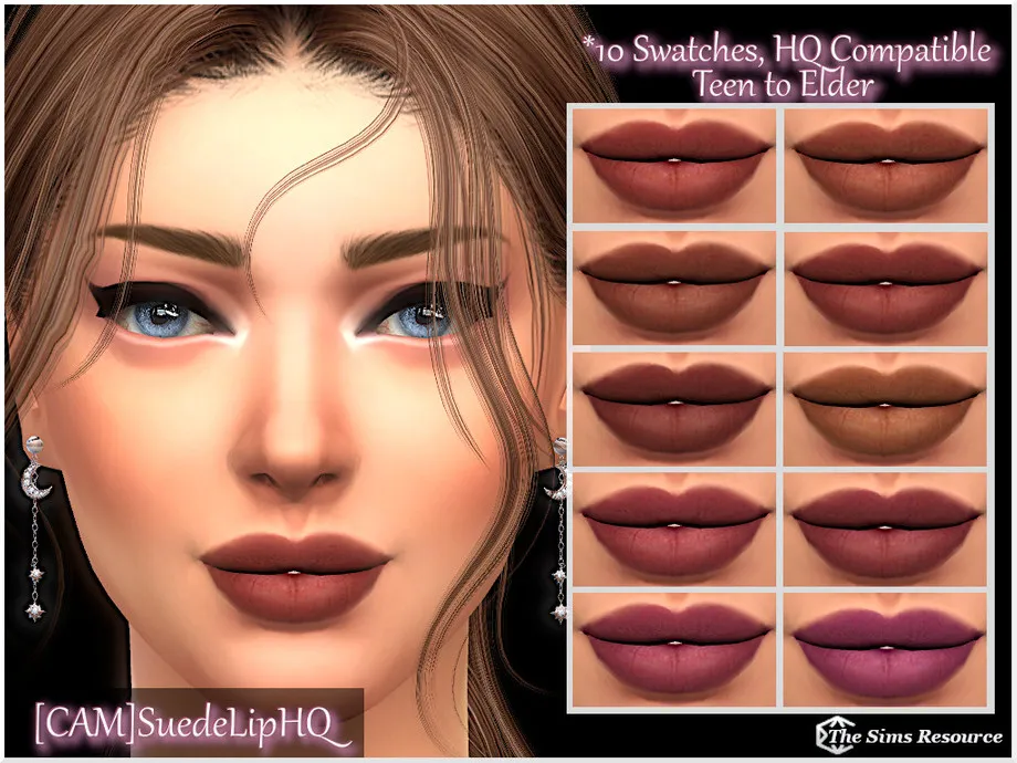 Sims 4 Suede Lip HQ
