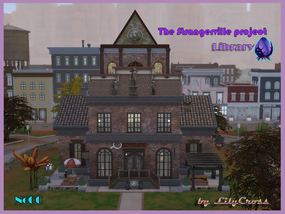 Sims 4 Temple of Science Library