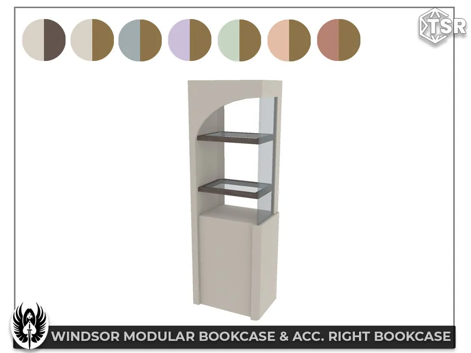 Sims 4 Windsor Modular Bookcase & Acc. Set (picture 12)