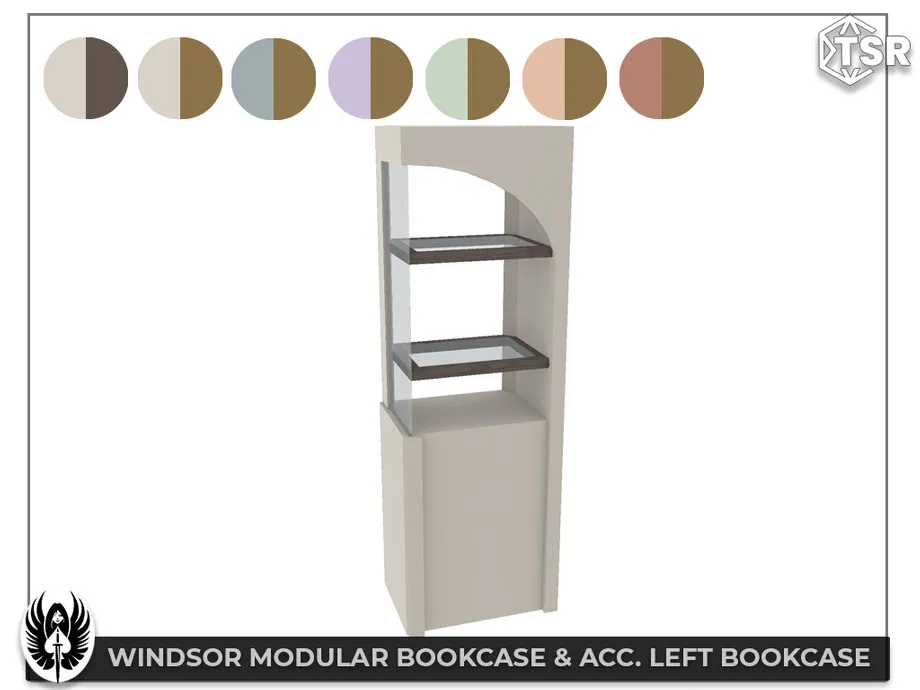 Sims 4 Windsor Modular Bookcase & Acc. Set (picture 7)