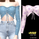 Топ Vivian Tied Top Sims 4