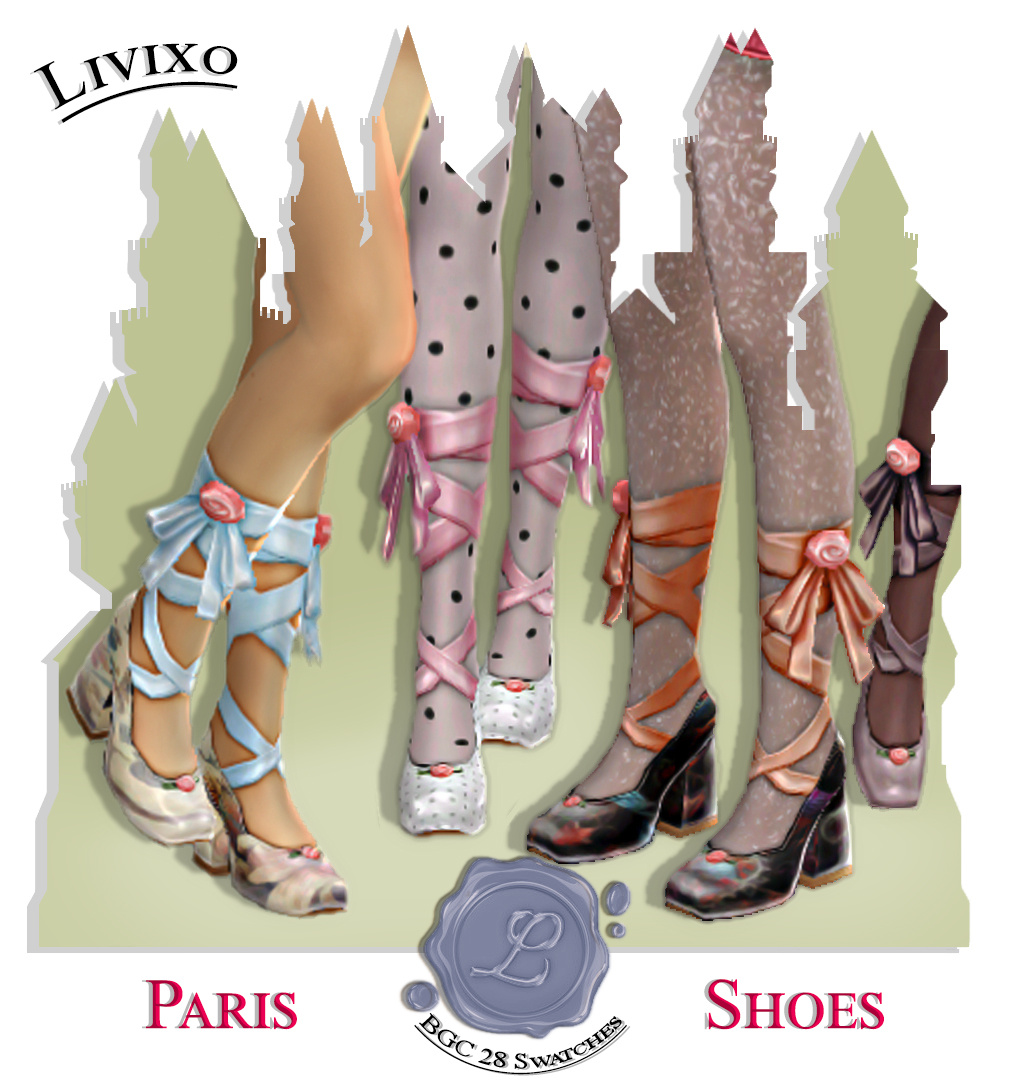 Туфли PARIS SHOES Sims 4
