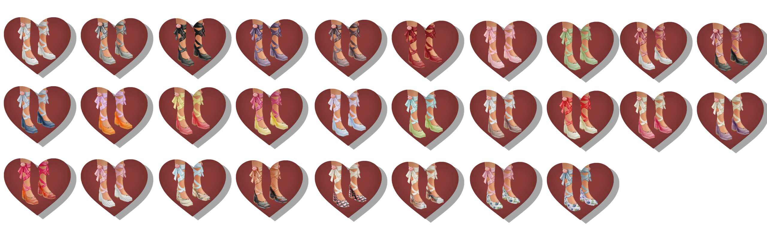 Туфли PARIS SHOES Sims 4