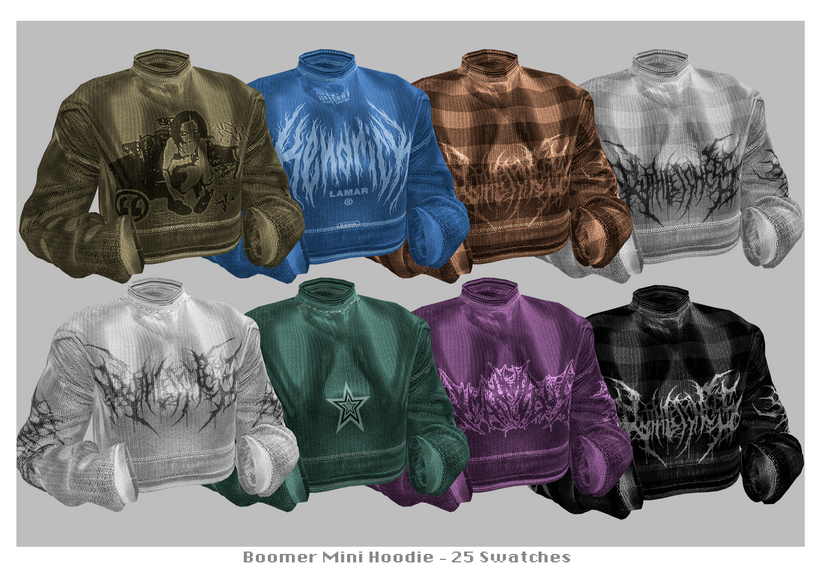 Комплект одежды Boomer Mini Set Sims 4