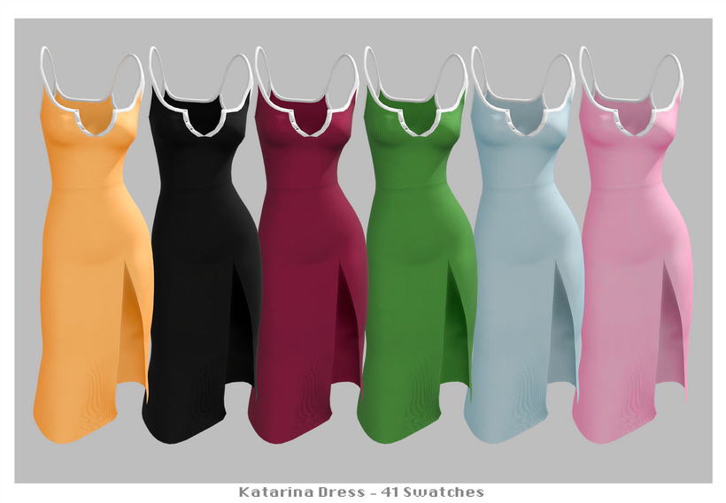 Коллекция платьев Soft Girl Collection Sims 4