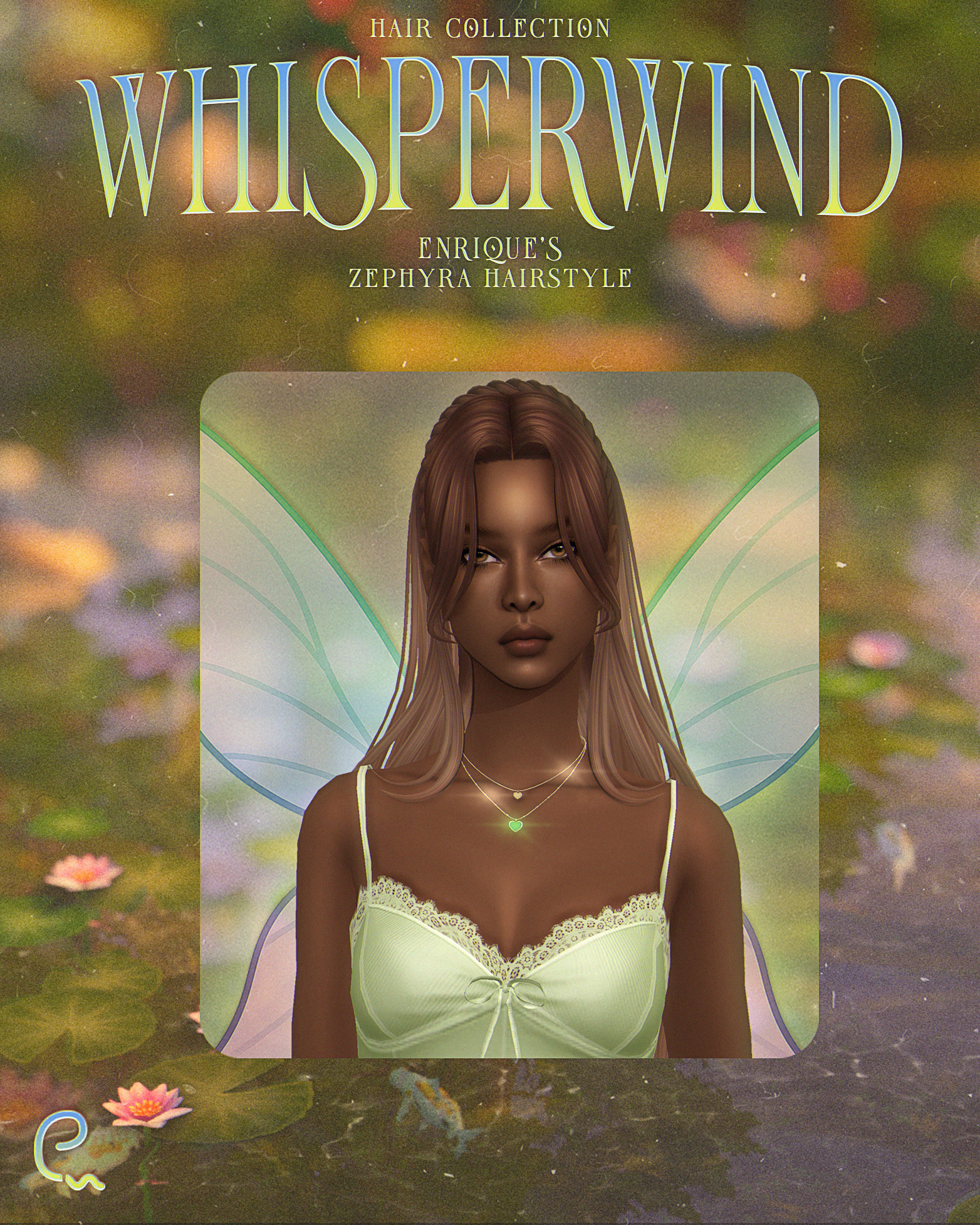 Волшебная коллекция для фей Whisperwind Hair Collection Sims 4