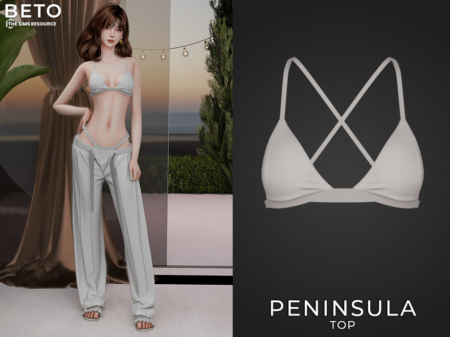 Пляжный сет Peninsula Sims 4