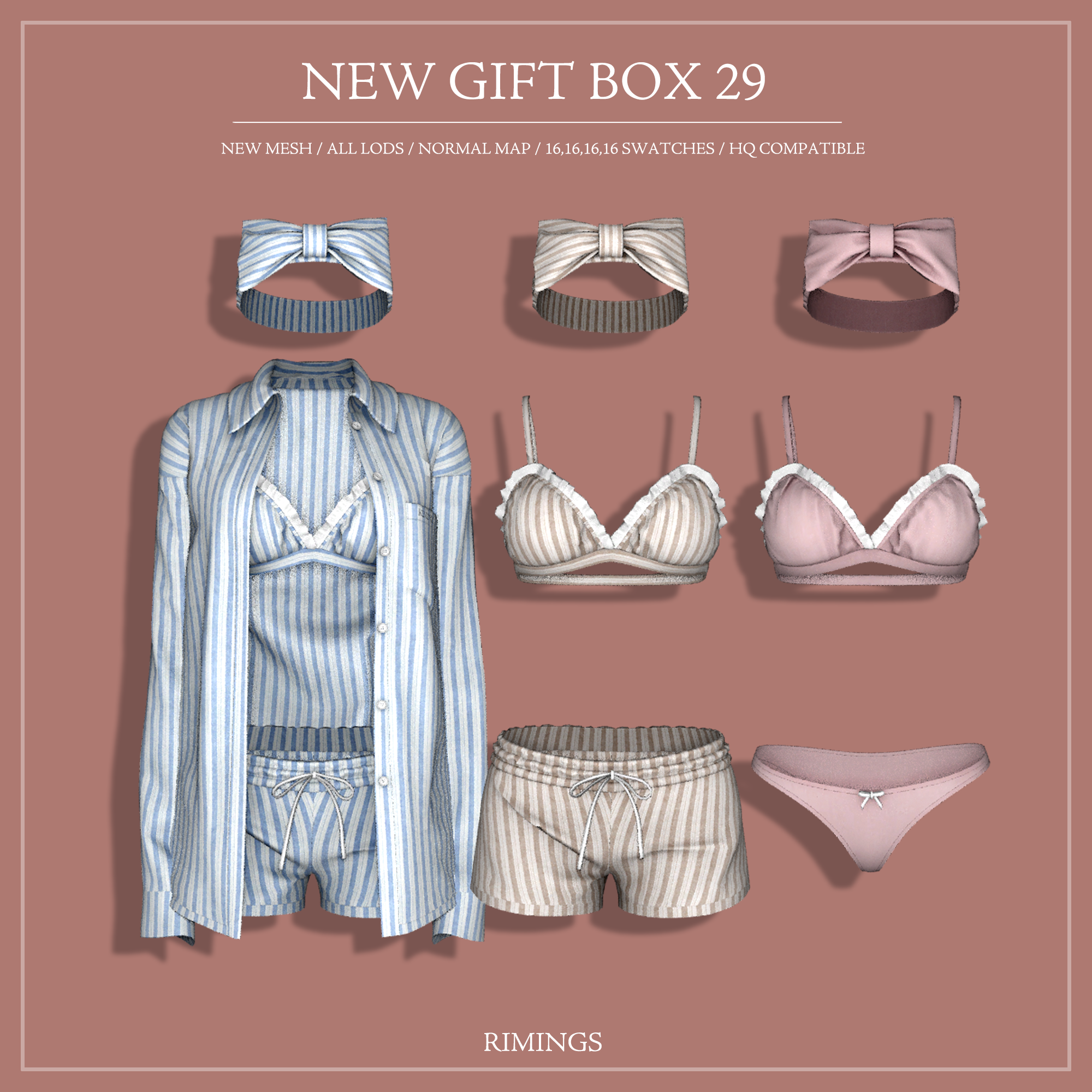 Сет NEW GIFT BOX 29 Sims 4