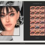 Тени для век Eyeshadow CC 43 Sims 4